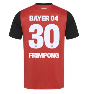 Bayer Leverkusen Jeremie Frimpong #30 Replika Hjemmebanetrøje 2024-25 Kortærmet